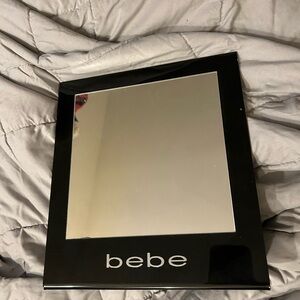 Bebe Black Retail Display 14” Mirror with Logo
